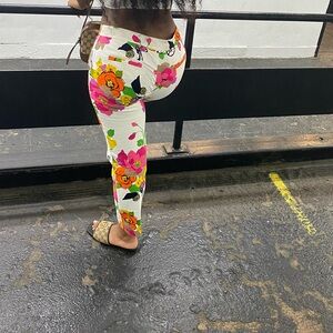 Trina Turk Multicolor Cotton Blend capri pants